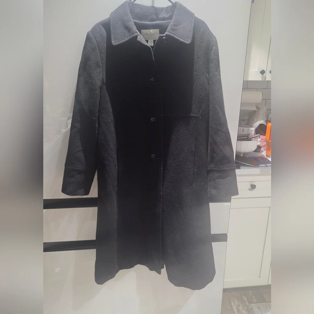Appleseed Classic Black Women's Coat Size 14p